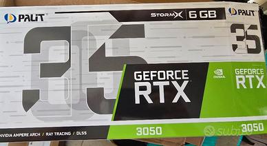 Scheda Video Palit GeForce RTX 3050 6 GB StormX