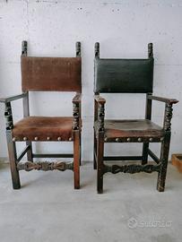 Poltrone in legno massello