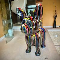 statua in vetroresina cane XXL