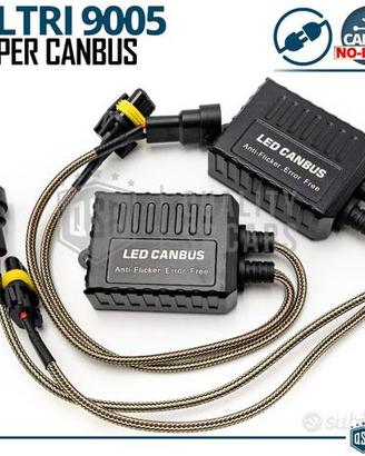 Filtri RESISTENZE CANbus 9005 Kit Led SPEGNI SPIA