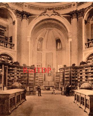JESI Chiesa San Floriano Biblioteca cartolina