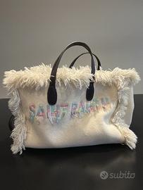 Borsa Saint Barth panna con tracolla