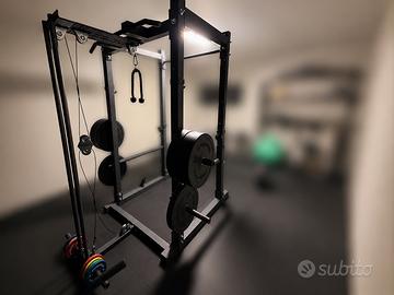 🔥 POWER RACK COMPLETO CON CAVI E ACCESSORI