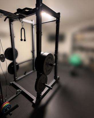 🔥 POWER RACK COMPLETO CON CAVI E ACCESSORI