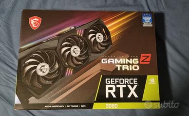 Nvidia Geforce RTX3080 MSI  Gaming Trio Z - usata