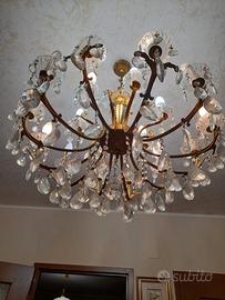 Lampadario classico a gocce