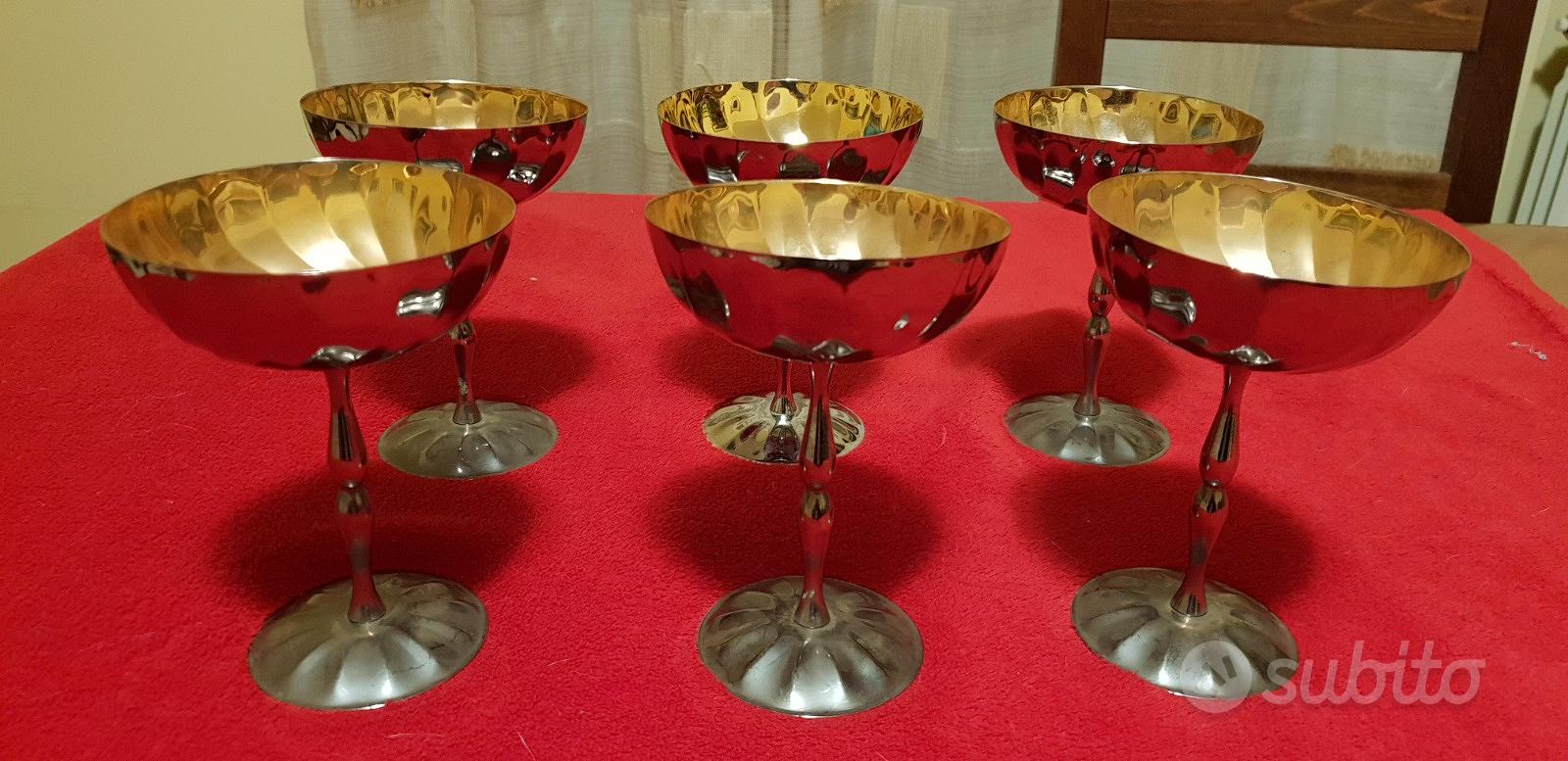 Coppe champagne silver/gold - Arredamento e Casalinghi In vendita a Bari