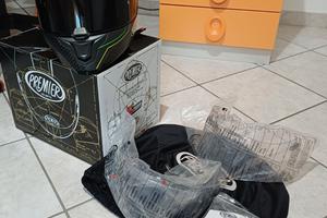 Casco premier hyper carbon XS/S con accessori