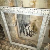 Cornice shabby chic bianca