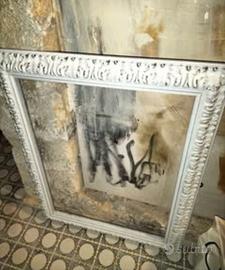 Cornice shabby chic bianca