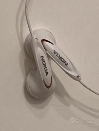 Auricolari cuffie bianche per telefono Nokia