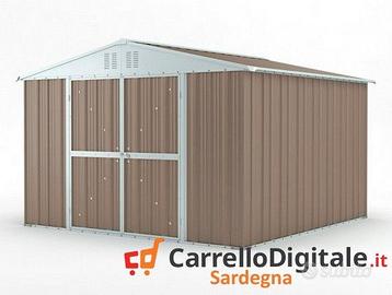 Box struttura lamiera Acciaio 327x307 tortora