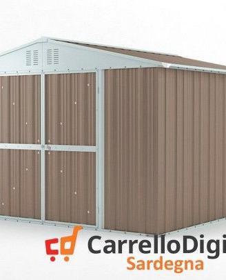 Box struttura lamiera Acciaio 327x307 tortora