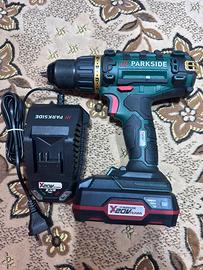 Trapano avvitatore Parkside Performance a batteria