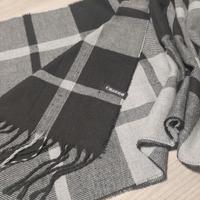 Sciarpa uomo grigia e nera Charro