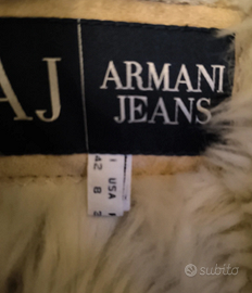 Armani Jeans  cappott lungo con pelliccia