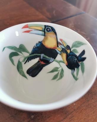 Tazza da tè Hermes Paris tipo Gaiwan "toucans" 