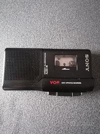 Registratore Sony con microcassette