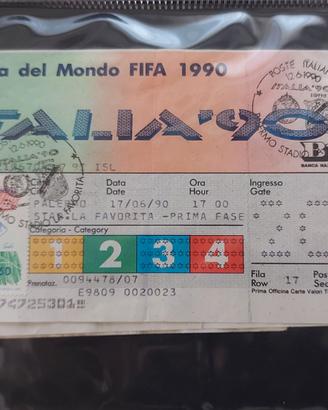 3 Biglietti Stadio Palermo Mondiale Italia 90