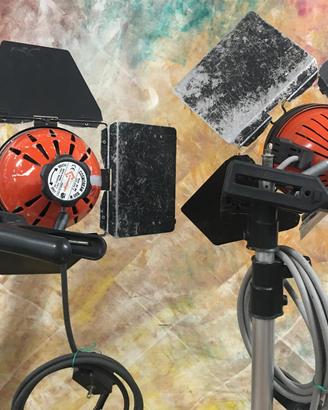 Coppia di Quarzini" IANIRO / CosmoBeam" 800 watt.