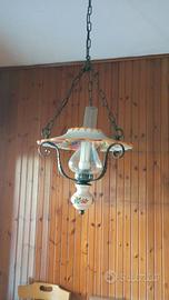 lampadario stile rustico