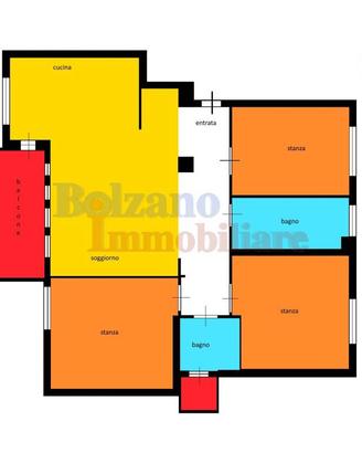 Appartamento di 125 m² con 4 locali e box auto a B