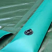 Telo protettivo piscina, salsicciotti e pesi