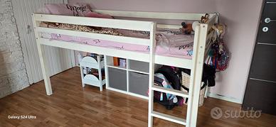 letto singolo alto  90 x  200