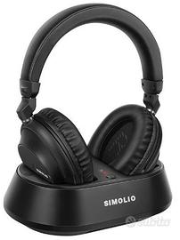 SIMOLIO Cuffie  bluetooth e TV per anziani NUOVE