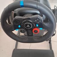 volante+pedaliera logitech e sedia per playstation