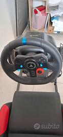 volante+pedaliera logitech e sedia per playstation