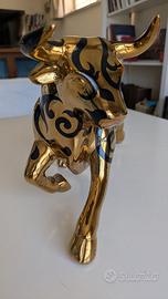 Decorazione Toro  in  colore oro
