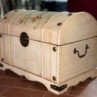 scrigno vintage in legno