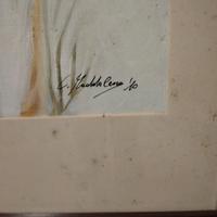 ritratto Riccardo Cocciante tempera 