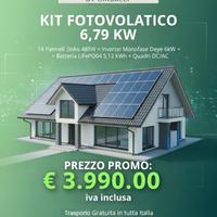 Kit Fotovoltaico Completo 6,79 kW