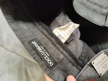 Pantaloni lino Dolce e Gabbana