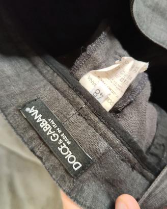 Pantaloni lino Dolce e Gabbana