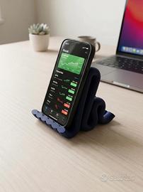 Supporto per Telefono Blu Profondo stampato in 3D