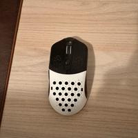 Black Shark Mouse Gaming Wireless, nero e bianco