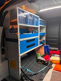 Sistema modulare Syncroultra allestimento furgone