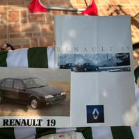 Manuale istruzioni e depliant Renault 19