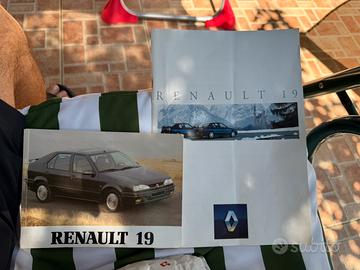 Manuale istruzioni e depliant Renault 19