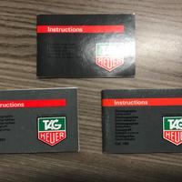 Tag Heuer Libretti istruzioni