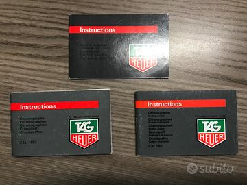 Tag Heuer Libretti istruzioni