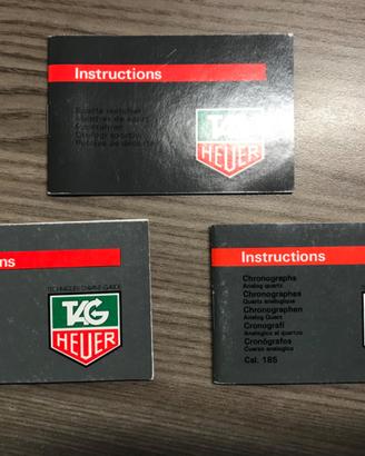 Tag Heuer Libretti istruzioni