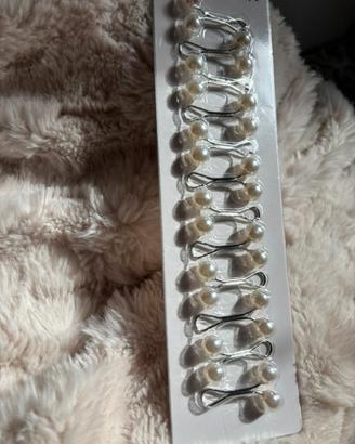 Fermavelo color perla