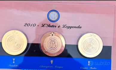 Set medaglie inter triplete