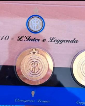 Set medaglie inter triplete