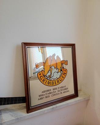 decorazione vintage per pub birrerie quadro specch