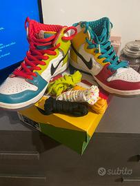 Nike dunk high sb  hate e love